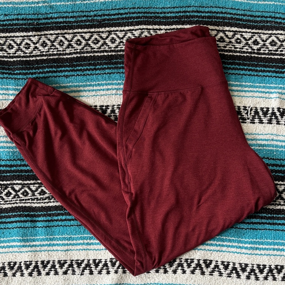 Marine Layer Burgundy Track Pants